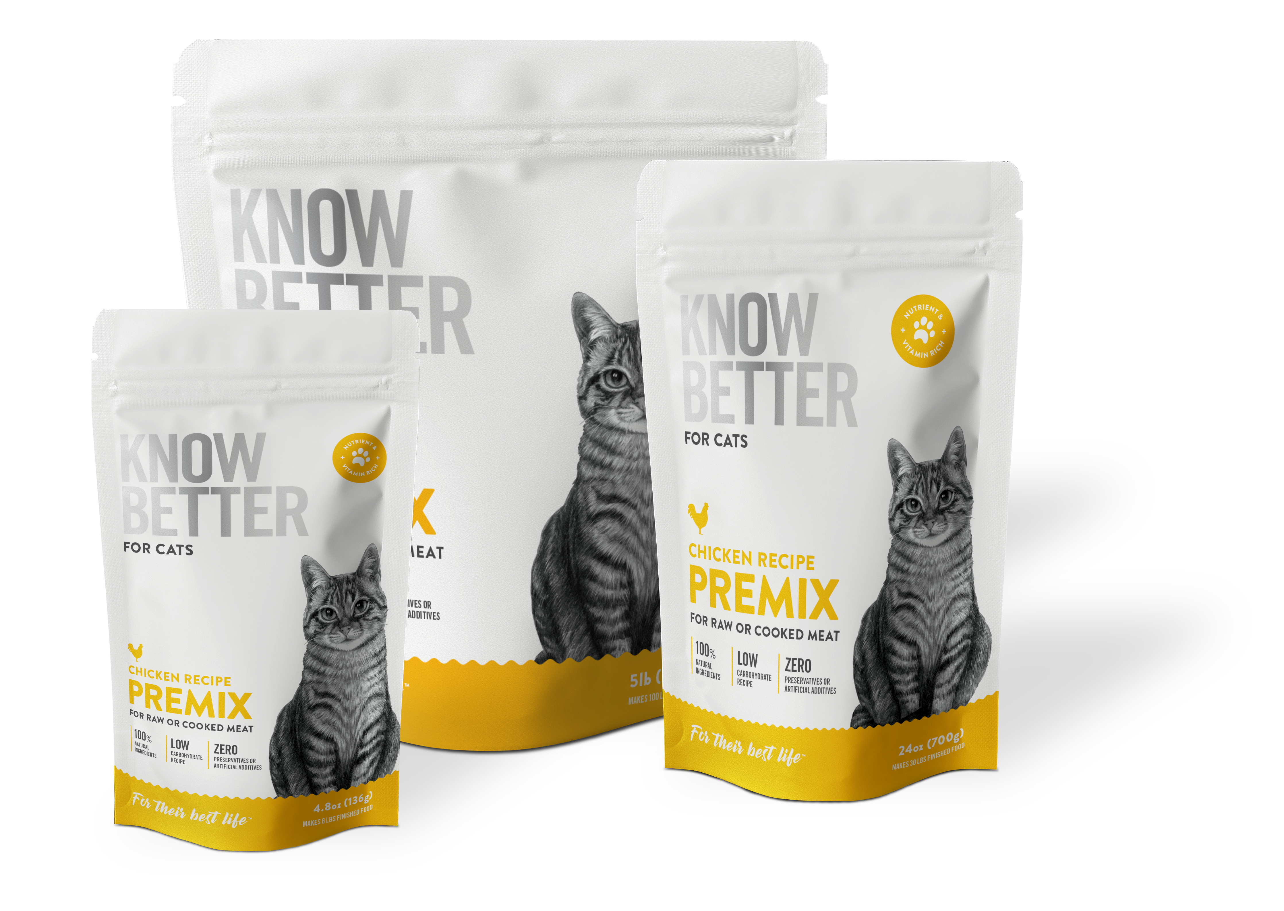 Know Better for Cats - Chicken Recipe - For making a healthy homemade cat food